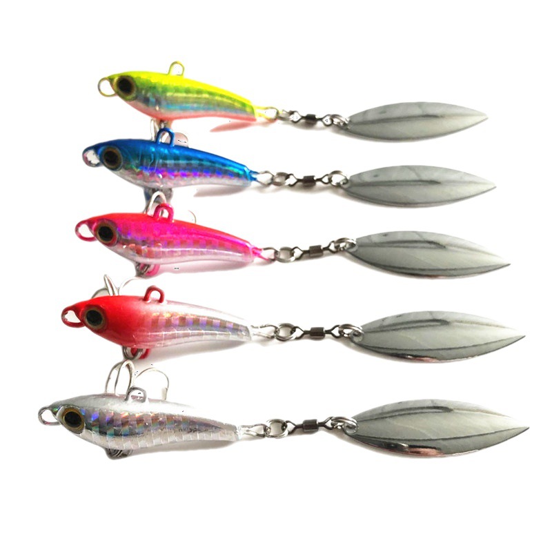 Wanya metal VIb Plus lentejuelas abalorios Luya cebo largo tiro vibración agua dulce universal falso cebo bajo especial matar