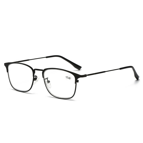 Color-changing Multi-focus Anti-blue Light Presbyopia Glasses for Elderly Far and Near Dual-purpose Metal Presbyopia Glasses for Women Business Reading Glasses for Men