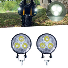 批发圆形LED工作灯 3SMD越野车顶射灯 大功率摩托车改装前照灯