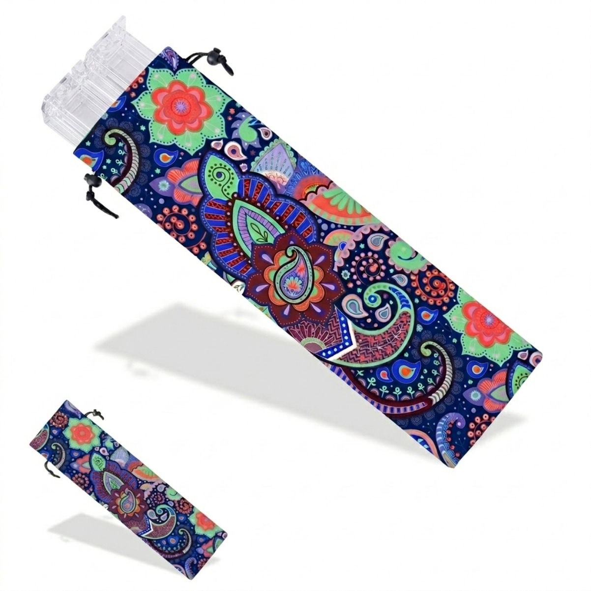 Amazon Cross-Border Cashew Nut Mahjong Push Ruler Protective Case Large Capacity Storage Bag Travel Mahjong Bag Toiletry Bag Portable