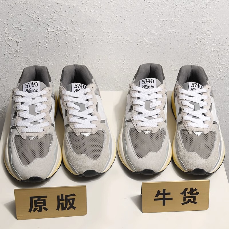 [Only Selling High-End Products] 5740Nb Men's Shoes, N-Shaped Shoes, Dad Shoes, Couple's Thick-Soled Height-Increasing Sneakers