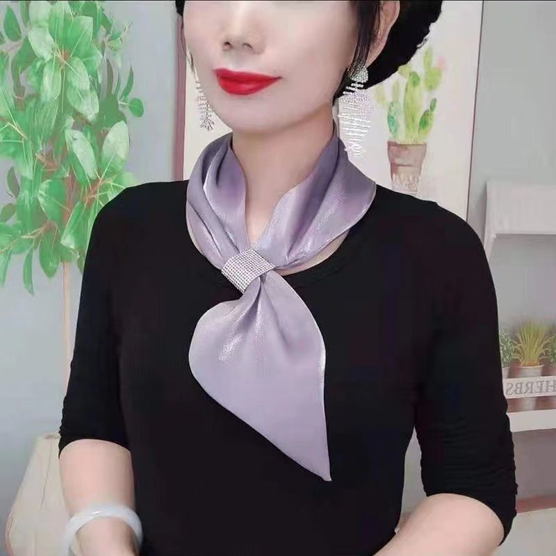 스파클링 다이아몬드 스카프 - 타로 퍼플