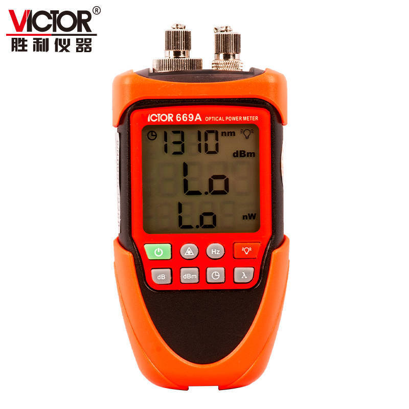 胜利光功率计红光一体机红光笔2合1光纤信号测试仪VC669A VC669B