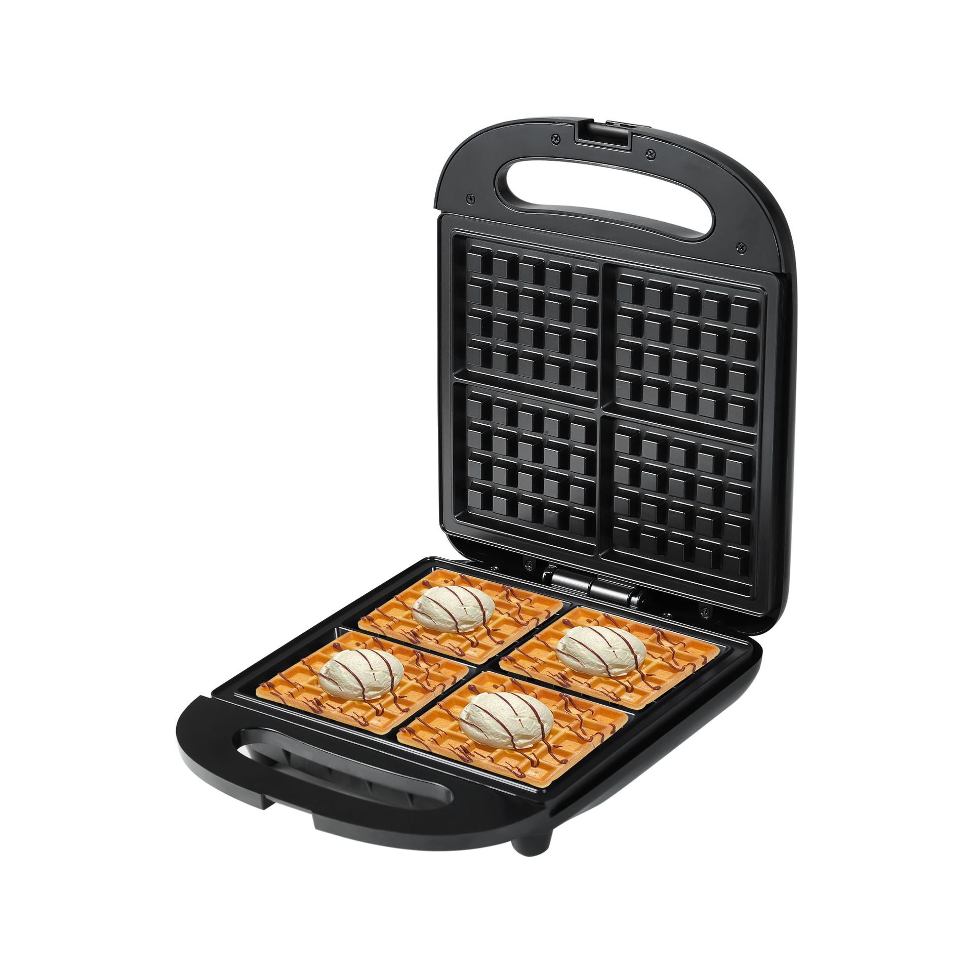 RAF transfronterizo 3 - en - 1 máquina de desayuno de waffles donut sándwich filete pan electromecánico galleta de torta horno de tostadora image 19
