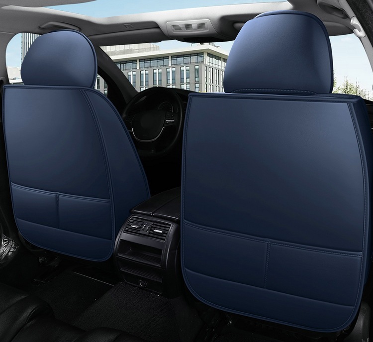 New Foreign Trade Full Leather Car Seat Cushion, Car Seat Cover, Four-Season Full Surround Car Seat Cushion, Temu Amazon Factory
