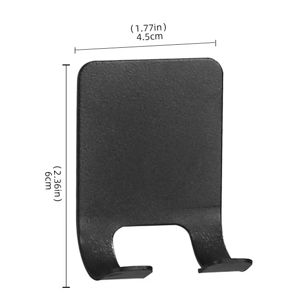 Soporte para navaja transfronterizo 304 gancho para ropa sin agujeros de acero inoxidable estante para baño cuchillo de afeitar gancho adhesivo