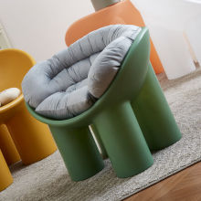 简约小沙发卧室椅子ins换鞋凳象腿椅阳台懒人沙发垫子大象腿椅子