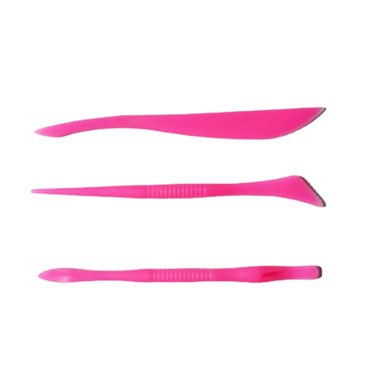 Ultra Light Space Clay Tool Set, 3-Piece Plastic Sculpting Tools with Snowflake Detail, 11.5 cm