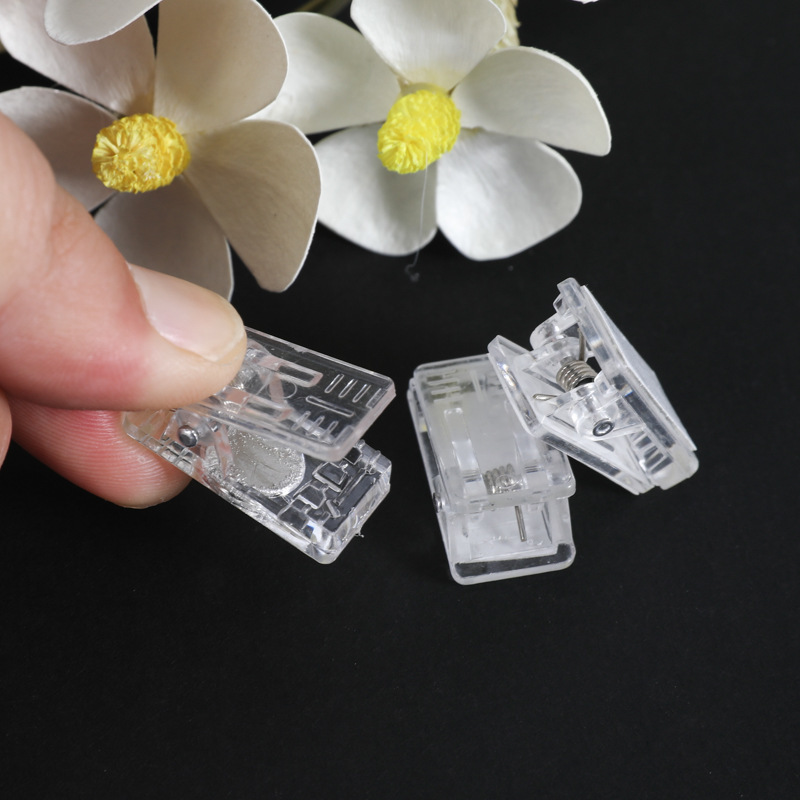 アクリルクリップ文房具部品プラスチッククリップ透明小クリップテープファイル手帳ppクリップDIY写真クリップ|undefined