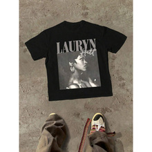 S 35538 Vintage Portrait Print Tees ��������ӡ������羳
