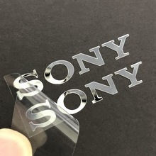 UV转印超薄金属贴纸可转移金属标牌镍标烫金logo转印标签水晶标