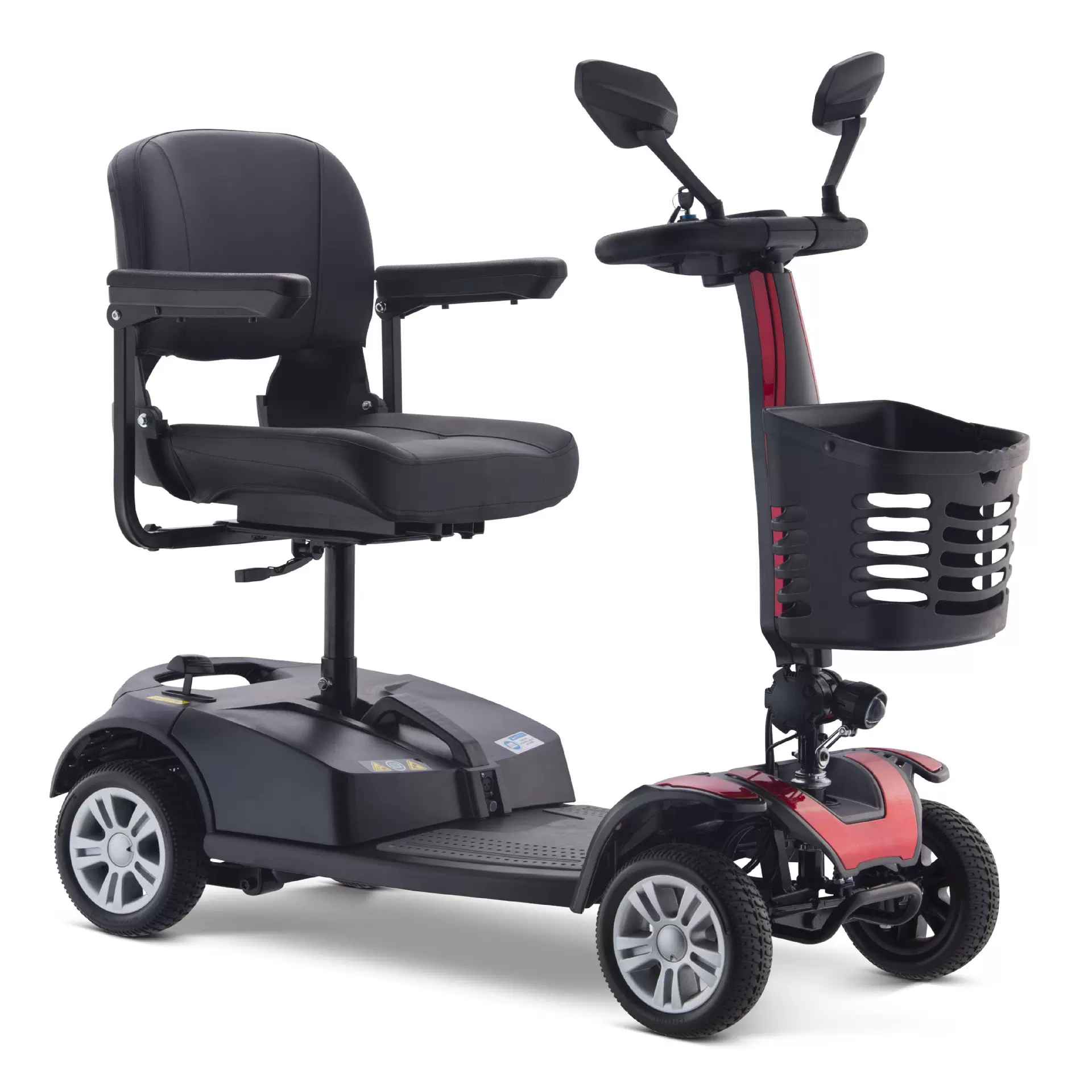 易乐厂家直销折叠大轮电动电瓶车小型成人电动车家用老年代步车四