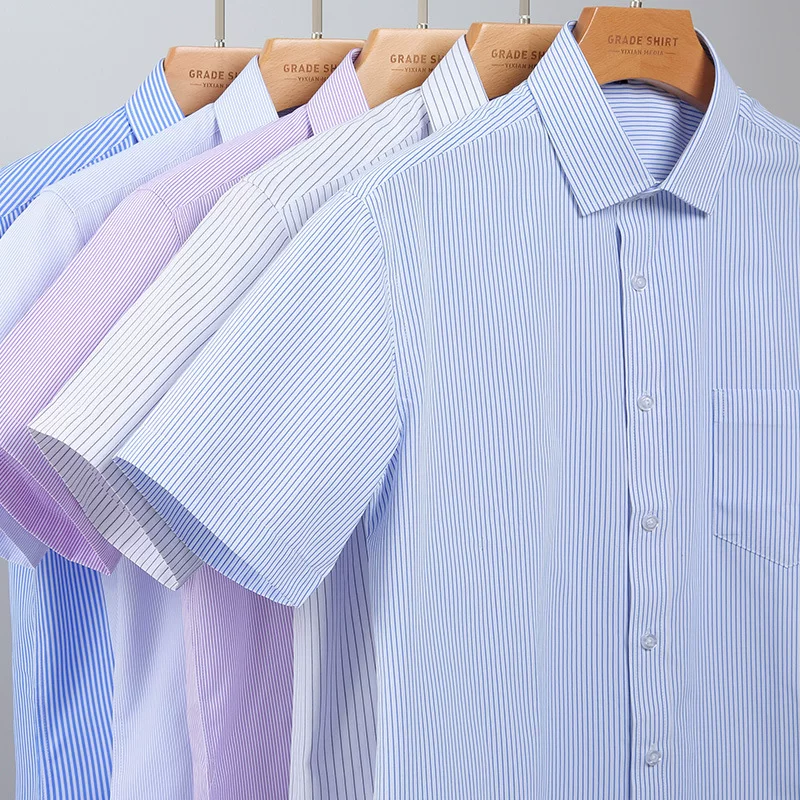 Summer blue shirt for work