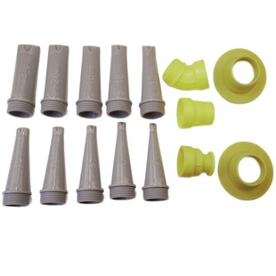 Source Factory New V-shaped Engineering Plastic Glue Nozzle Glue Anti-air Drum Glue Nozzle Thickening suit Exterior Wall Door