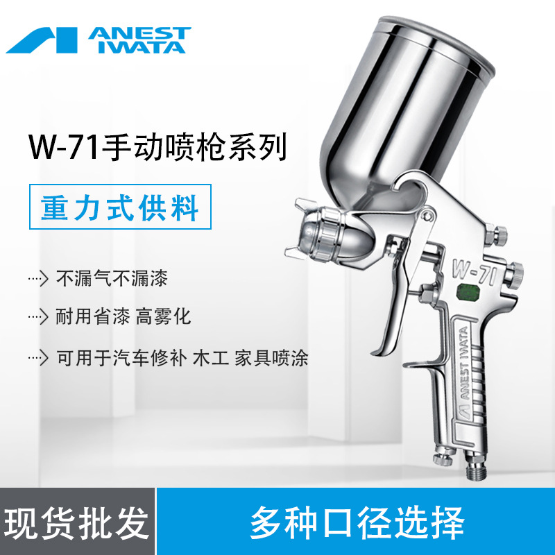 日本岩田  W-71G  吸上式手动岩田喷枪 100%原装 假一罚十