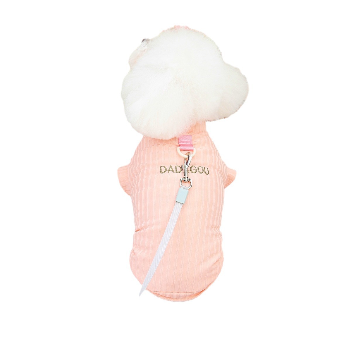 Pet traction button clothes pet dog vest clothes pet clothing spring…