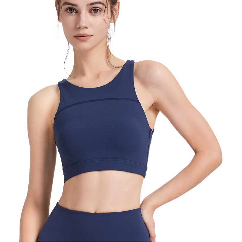 Ropa interior deportiva de verano ropa exterior para mujer ropa de Yoga a prueba de golpes sujetador Pilates entrenamiento fitness sujetador chaleco
