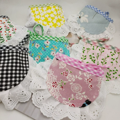 Pet аксессуары собака Слюна полотенце шарф плюшевый медведь кошка кружева нагрудник