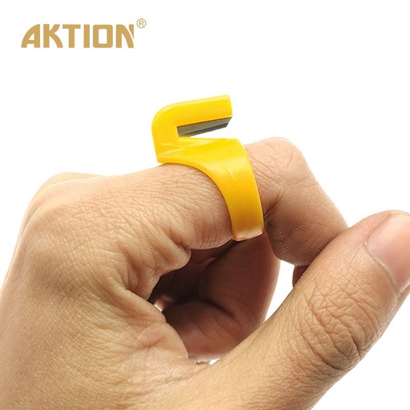 鹰牌指环刀塑料割线刀缝纫用割刀纱剪戒指割线器批发便携高碳钢刃