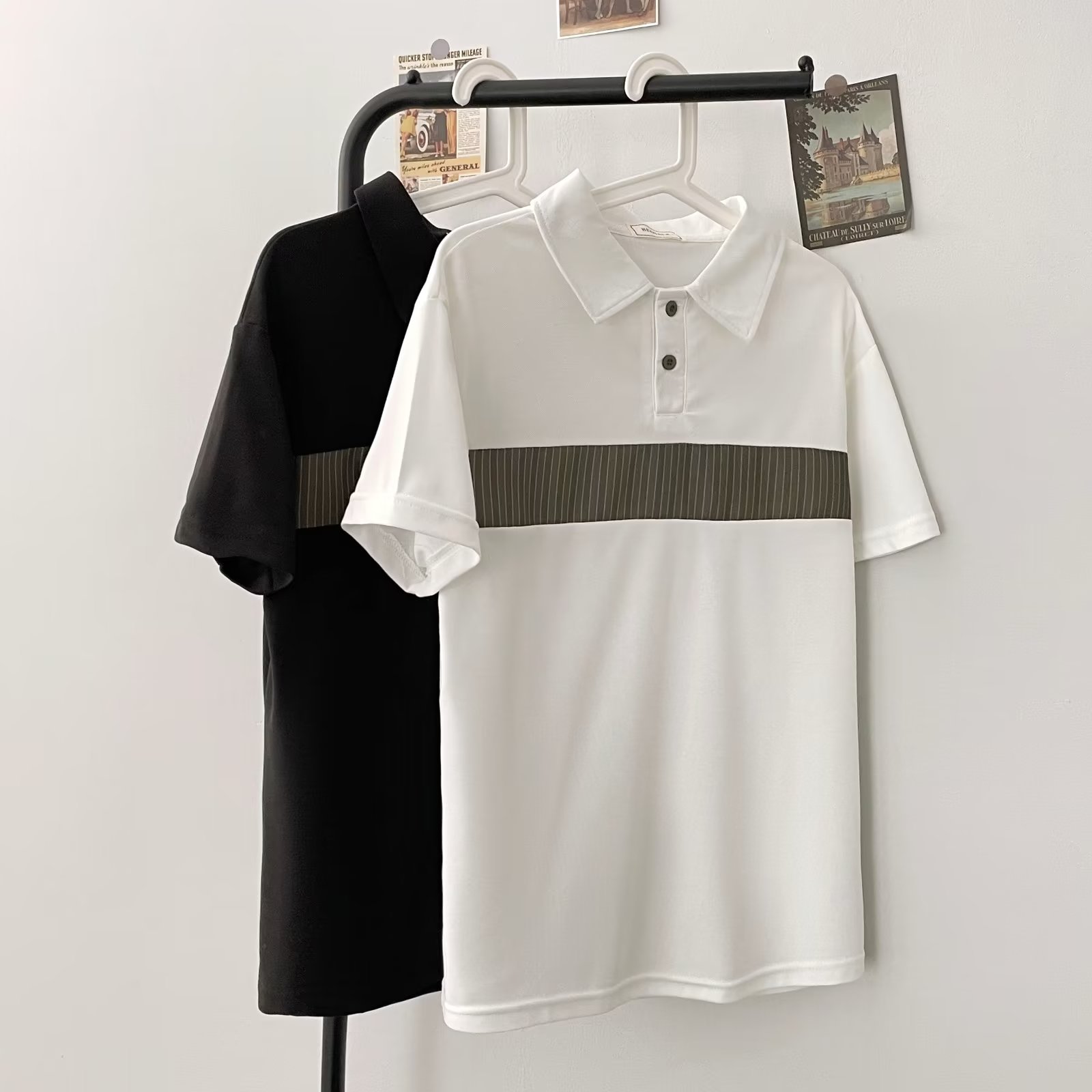 2024 verano nuevo polo de manga corta Douyin transmisión en vivo Taobao Pinduoduo artículos calientes suficiente suministro a largo plazo