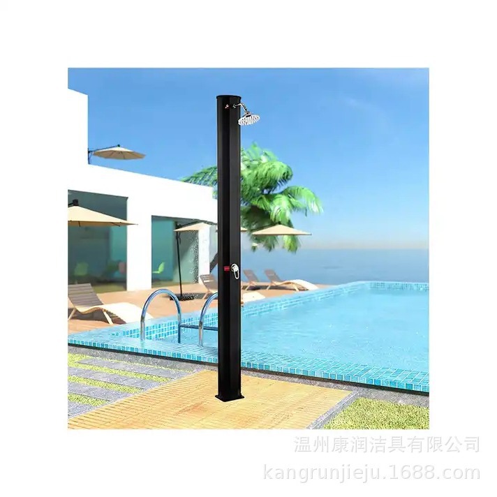 2023 fábrica directa material de PVC 35L piscina al aire libre ducha solar