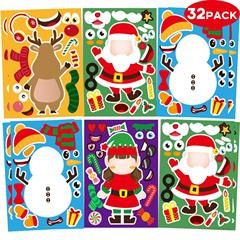 ギリギリまで越境クリスマスステッカークリスマスDIYステッカークリスマスパズルステッカー漫画ステッカー