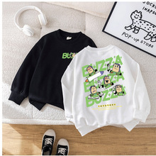 批发儿童百搭卫衣春秋中大男女童加厚宽松新款中大280G一件代发