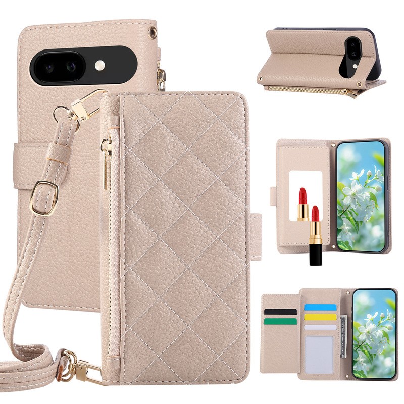 Suitable for Google 9A Flip Phone Leather Case, Pixel 10 Pro Card-Inserting Phone Case, 10A Wallet Protective Case Suitable for Google 9A Flip Phone Leather Case, Pixel 10 Pro Card-Inserting Phone Case, 10A Wallet Protective Case