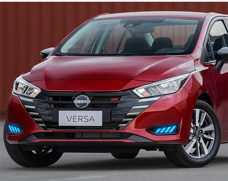 Suitable for 23-25 Models of Overseas Versions of Nissan Sunny Daytime Running Lights, Nissan Versa Drl Modified Led Fog Lights