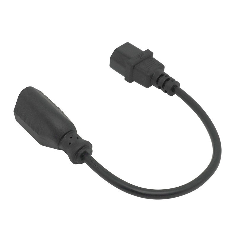 供应IEC品字公转NEMA5-15R 5-20R美式三芯母头 c14转美标三孔插座