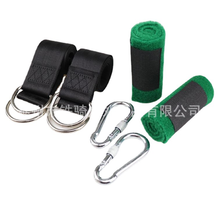 Swing Correa en stock cifrado al por mayor engrosada correa de hamaca de poliéster al aire libre swing Correa 150cm traje