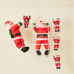 国境を越えたクリスマスストラップ装飾品タラップサンタクロースタラップ人形一人多人数はしご玩具プレゼント