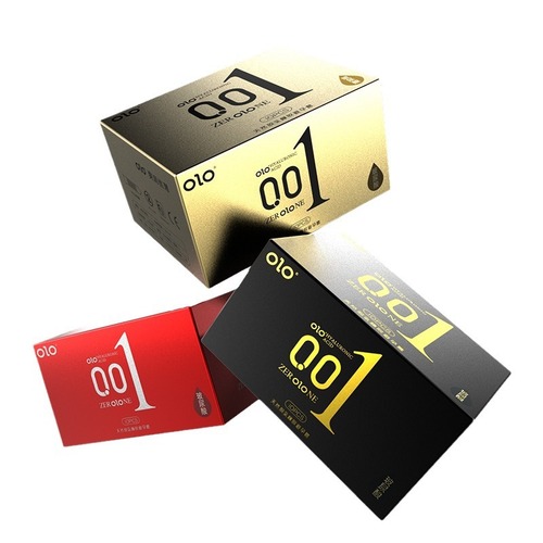 OLO factory directly supplies the new 001 passion safe ultra-thin delayed condoms 10-pack for wholesale