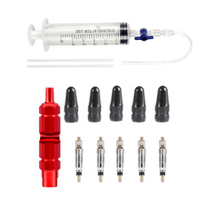 Mountain bike vacuum tube patch kit self-sealing liquid filling tool hose syringe set accessories