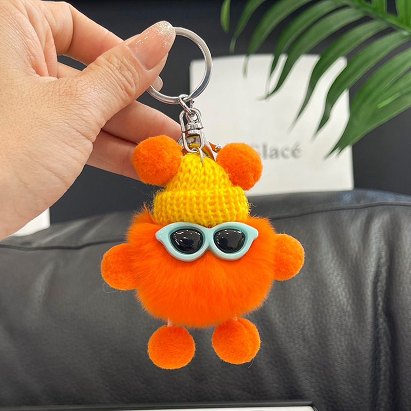 Nueva mascota Linda pequeña Cerda monstruo muñeca colgante anti-perdida llavero mochila colgante felpa Super lindo regalo