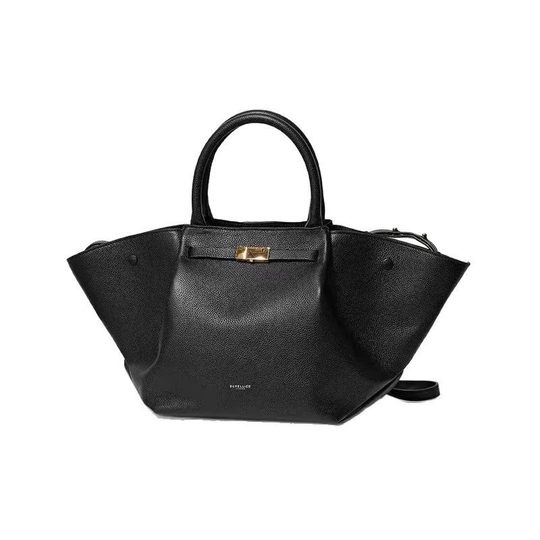 British Niche DeMellier Wings Bag Large Capacity Tote Bag Litchi Pattern Leather Shoulder Bag