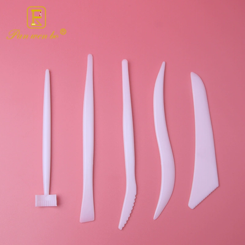 Plastic children's clay, tools set, art ceramics for elementary school students, 5 pieces