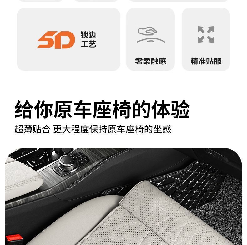 Car seat cushion with extended leg support, universal for all car models, high-grade perforated and ventilated leg support for vehicles