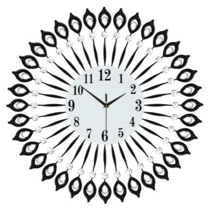 Reloj de pared creativo de hierro sala de estar reloj decorativo reloj de cuarzo electrónico Amazon productos de venta caliente al por mayor reloj de pared