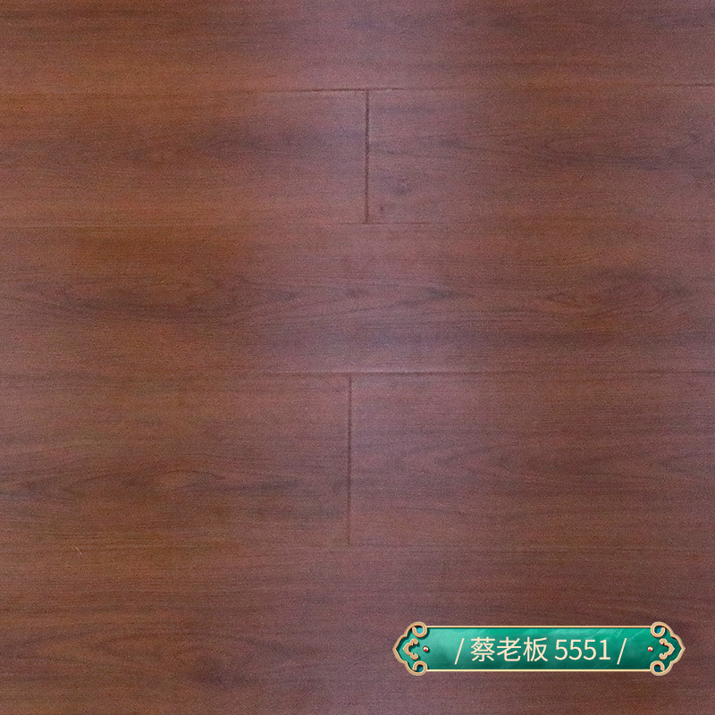 Piso Laminado de Madera Compuesta de 12 mm Impermeable y Resistente al Desgaste para Dormitorio