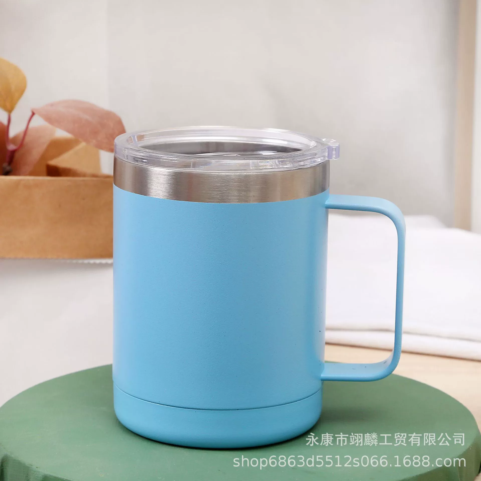 Производитель источник иностранной торговли 304 ручка 10oz чашка марк cross-border нержавеющая сталь ледяная колба пивная чашка кофейная чашка