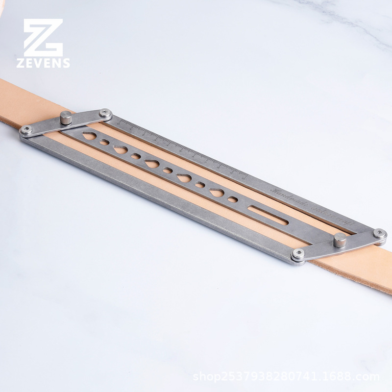 革中心位置決め定規補助パンチ調整18 ~ 46mm|undefined
