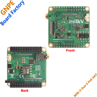 Milk-V Duo S PoE HAT expansion board DSI display output MIPI output audio input output