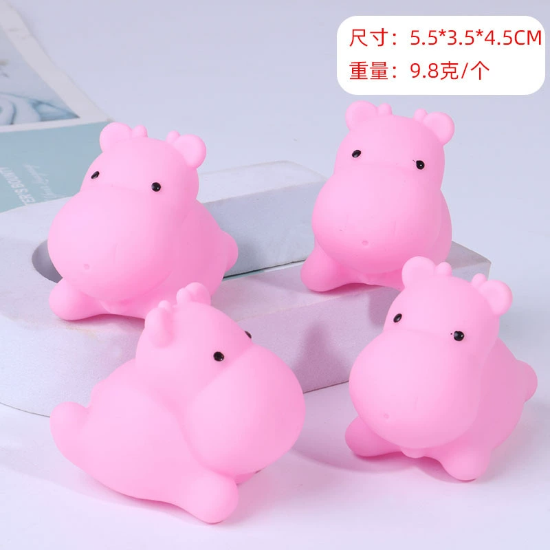 squishy стресс-игрушка, фуксия персонаж мультфильма — assorted Bath & Slime Squeeze Toy