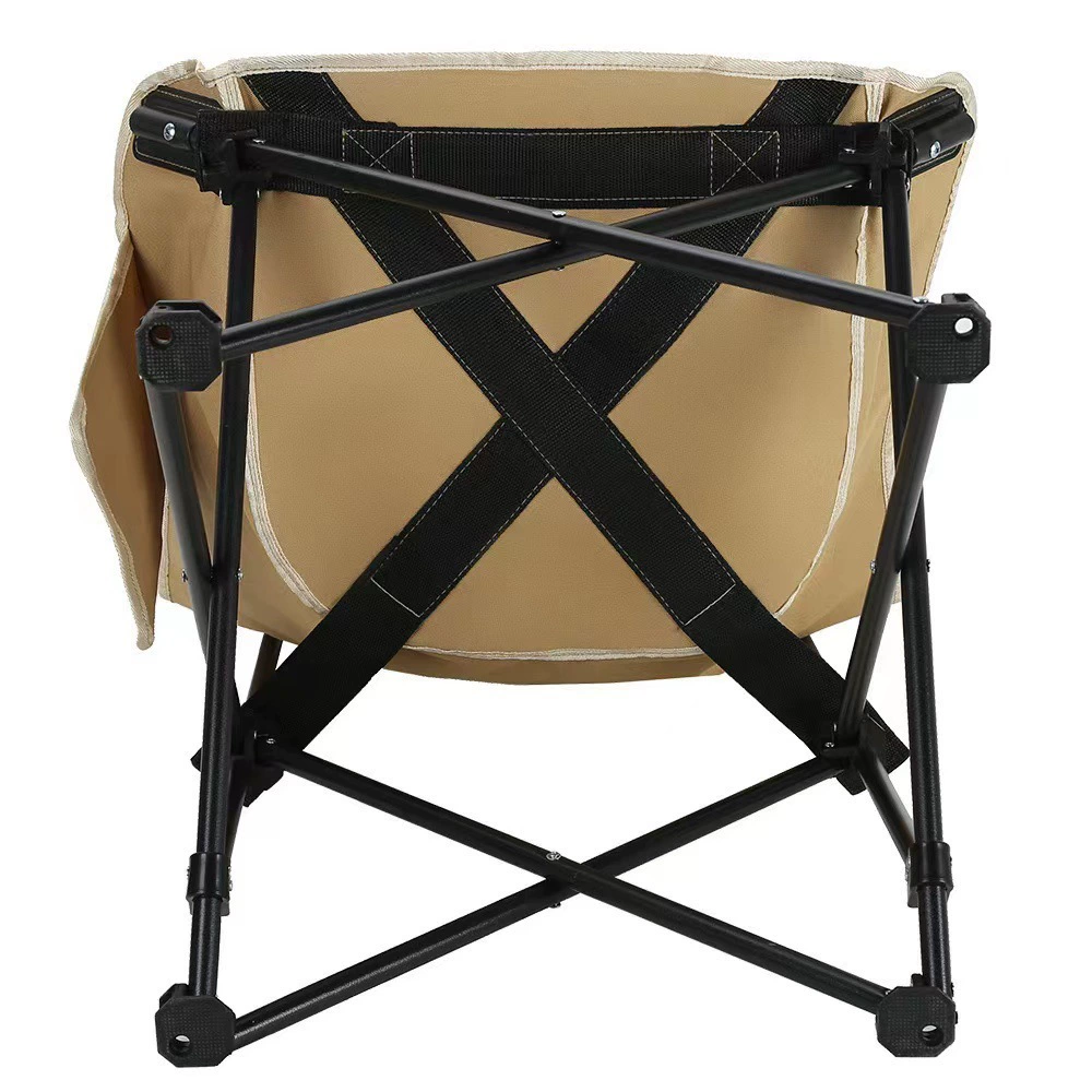 Авторег; High-back moon chair portable lounge chair outdoor folding chair plus high camping chair beach chair casual chair