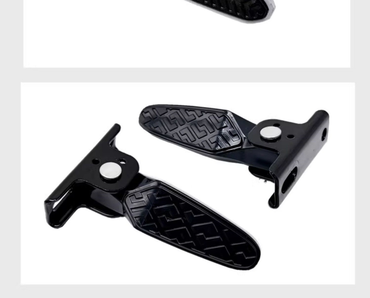 Electric Scooter Pedals Xinri Xiaodao Taiping New National Standard Electric Bike Pedals Folding Rear Footrest Pedal Modification