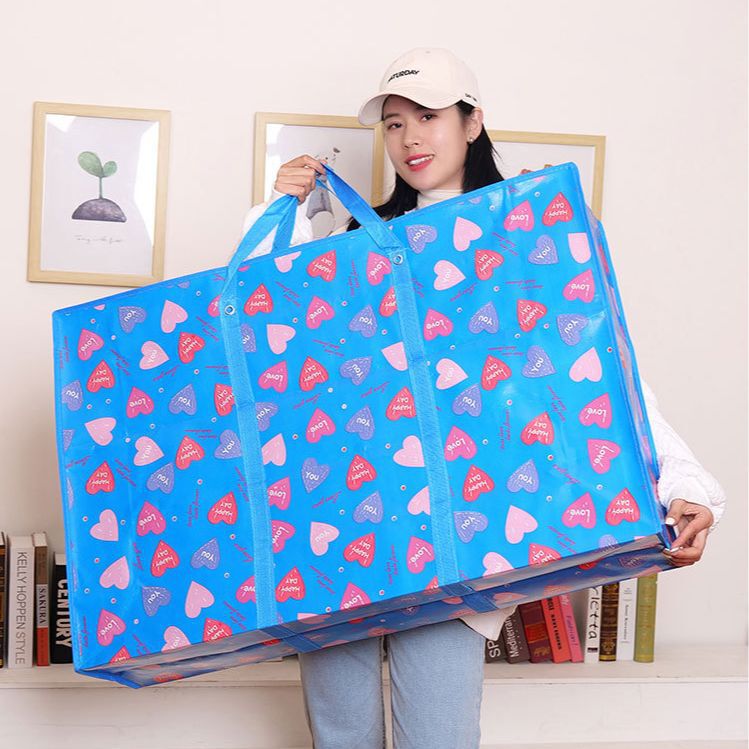 175g Moving Bag Fashion Organizing Bag Student Dormitory Clothes Quilt Luggage Packing Bag Storage Bag Large Capacity