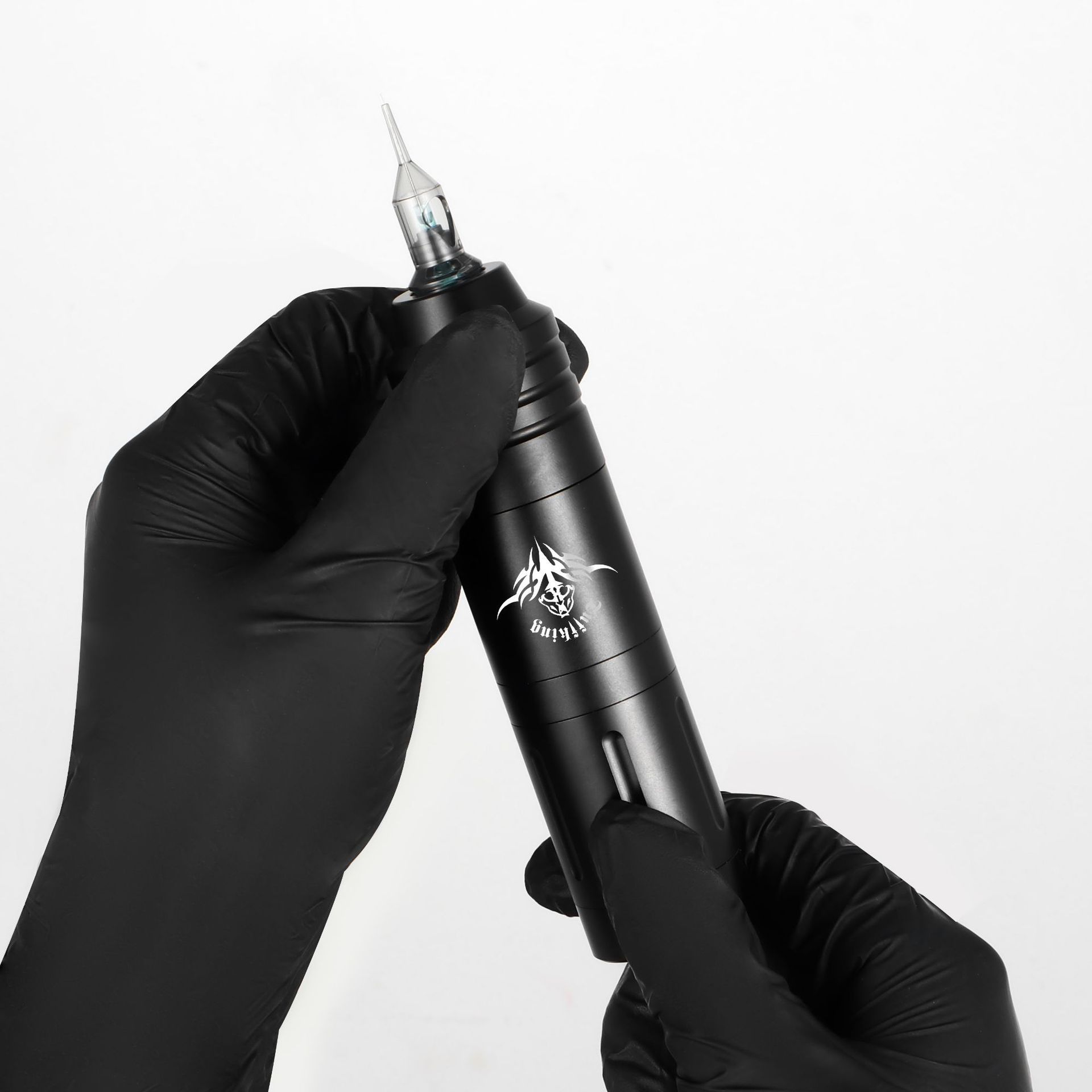 Pen de batería de tatuaje inalámbrico pantalla LED en una máquina de tatuaje aguja de tatuaje profesional conjunto completo de herramientas transfronterizas