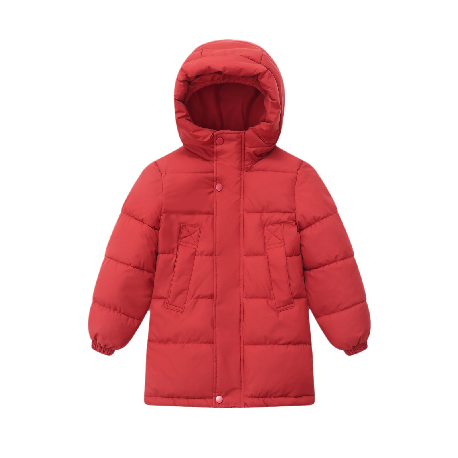 Capa de algodón para niños Hombres y Niñas Capa de pluma de algodón gruesa chaqueta de algodón bebé abrigo largo 2025 nuevo otoño invierno