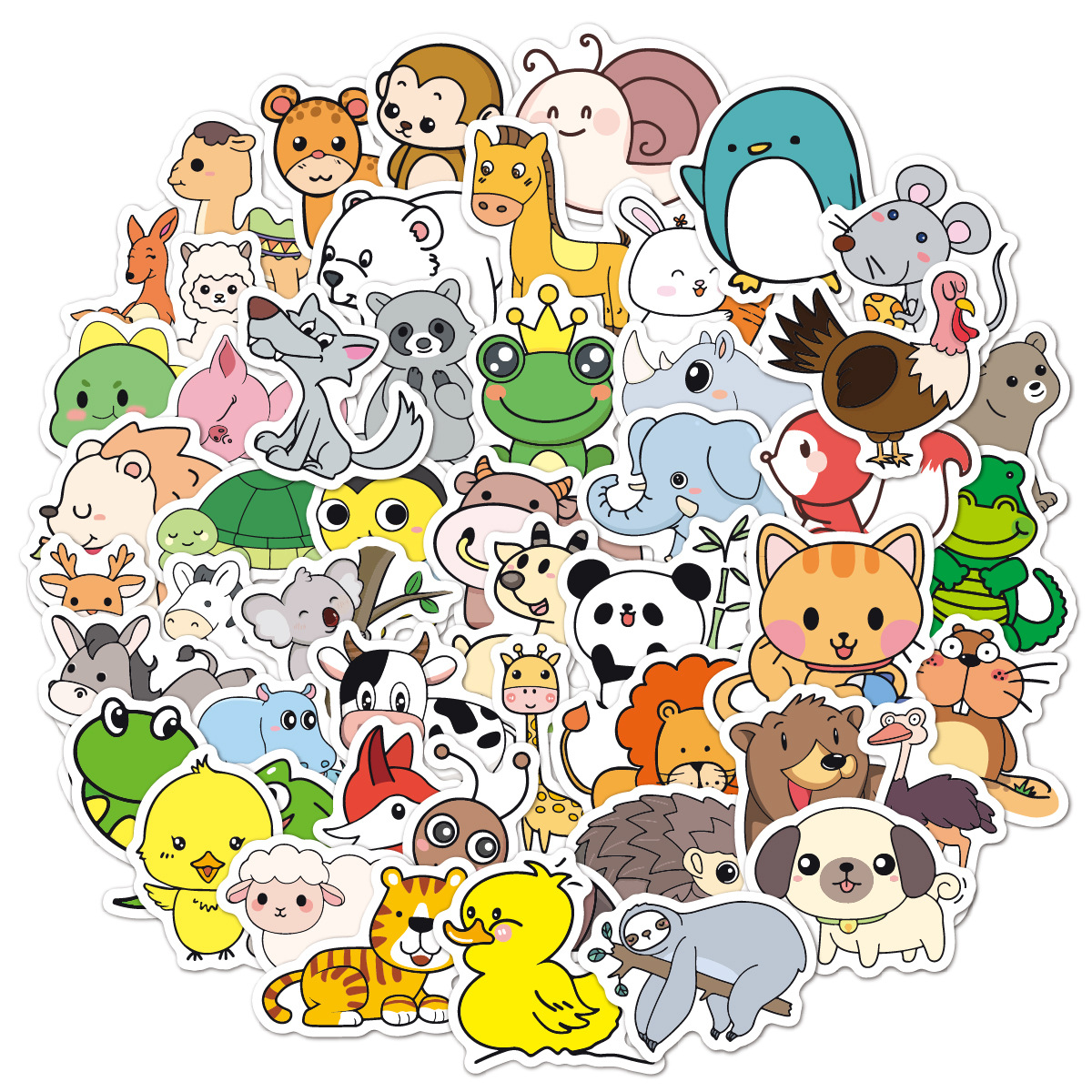 Children's Stickers Wholesale More Than 50 Small Size Stickers Cute Cartoon Graffiti Water Cup Luggage Waterproof Stickers display picture 1